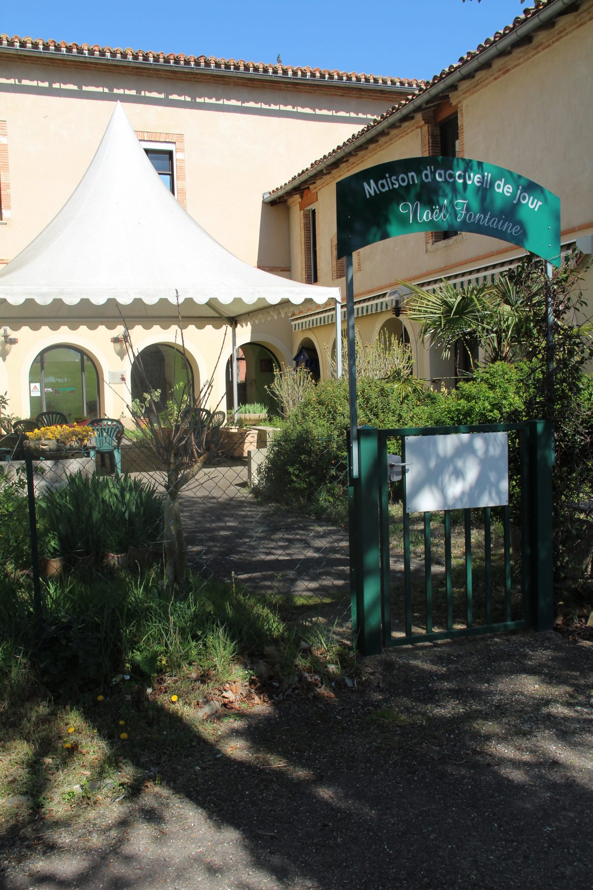 Projet de « jardin thérapeutique » à l’accueil de jour Noel Fontaine.